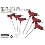 Produkt: rubokrty  TORX  T8 - T25  6szt.  CRV  STEEL